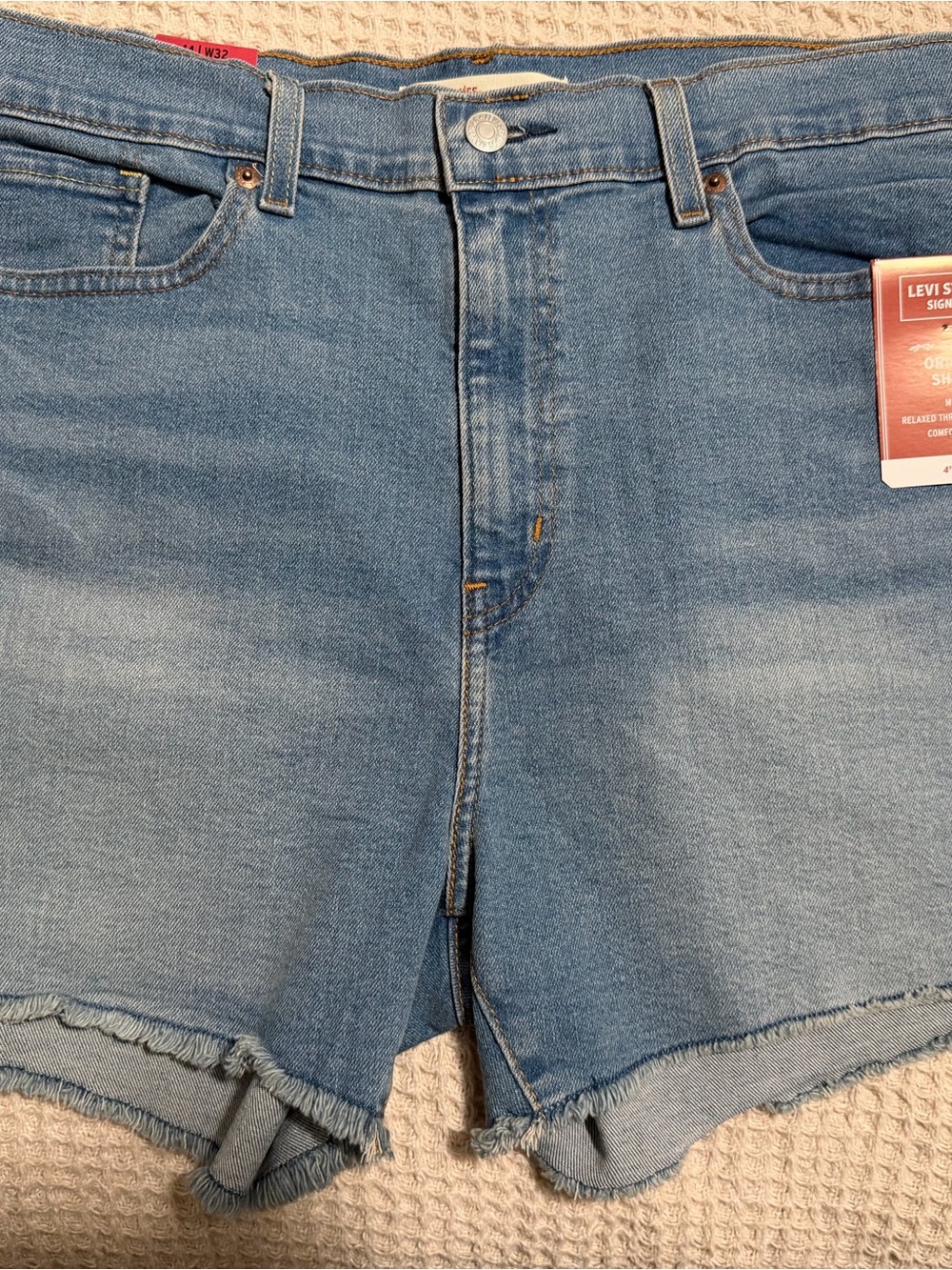 Levi Strauss Women's Light Blue Denim Shorts